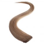 wildest dreams clip in single weft human hair extension 18 inch – 18/22 medium blonde