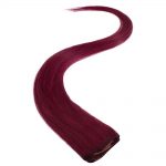 wildest dreams clip in single weft human hair extension 18 inch – 530 red riot