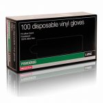 salon services disposable vinyl gloves pack of 100 – medium