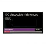 salon services disposable nitrile gloves pack of 100 – small