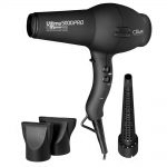 diva professional styling ultima 5000 pro hair dryer – black rubberised