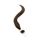 american pride micro ring human hair extension 18 inch – 3 chocolate brown