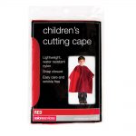 salon services children’s cutting cape red