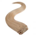 wildest dreams clip in full head human hair extension 18 inch – 22 sunkissed blonde