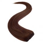 wildest dreams clip in full head human hair extension 18 inch – 6 sunkissed brown