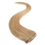 wildest dreams clip in full head human hair extension 18 inch – 24 sandy blonde