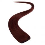 wildest dreams clip in single weft human hair extension 18 inch – 32 spiced auburn