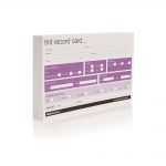 salon services tint record card 100 pack