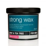 salon services strong wax mint and tea tree 425g