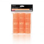 salon services plastic rollers peach 40mm pack of 6