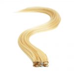 american pride clip-in synthetic hair extension 18 inch – 22 sunkissed blonde