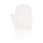 salon services cotton mitts with thumb white one pair