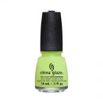 china glaze nail lacquer city flourish collection – grass is lime greene 14ml