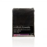 salon services bleach resistant towel 12 pack, black