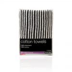 salon services tinting towel black and white stripe pack of 12