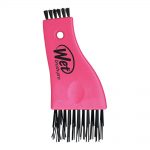 wet brush clean sweep brush cleaner – punchy pink