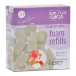 asp signature soak off nail foam refills 50 pack