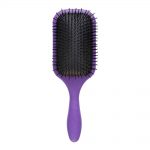 denman tangle tamer ultra paddle brush – purple
