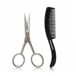 tweezerman gear moustache scissors & comb