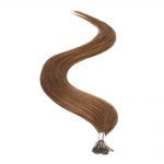 american pride i-tip human hair extensions 18 inch – 4 brown