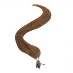 american pride i-tip human hair extensions 18 inch – 6 sunkissed brown