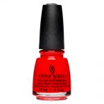 china glaze nail lacquer summer reign collection – flame-boyant 14ml