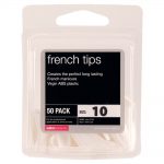 salon services french tips size 10 pack of 50