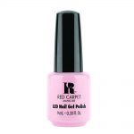 red carpet manicure gel polish, smell the roses light pink shimmer pink 9ml