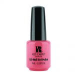 red carpet manicure gel polish, floral in coral coral shimmer coral 9ml