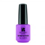 red carpet manicure gel polish, best buds neon purple creme purple 9ml