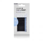 salon system marvelash c-curl lashes 0.10 fine, assorted length, mink style black each